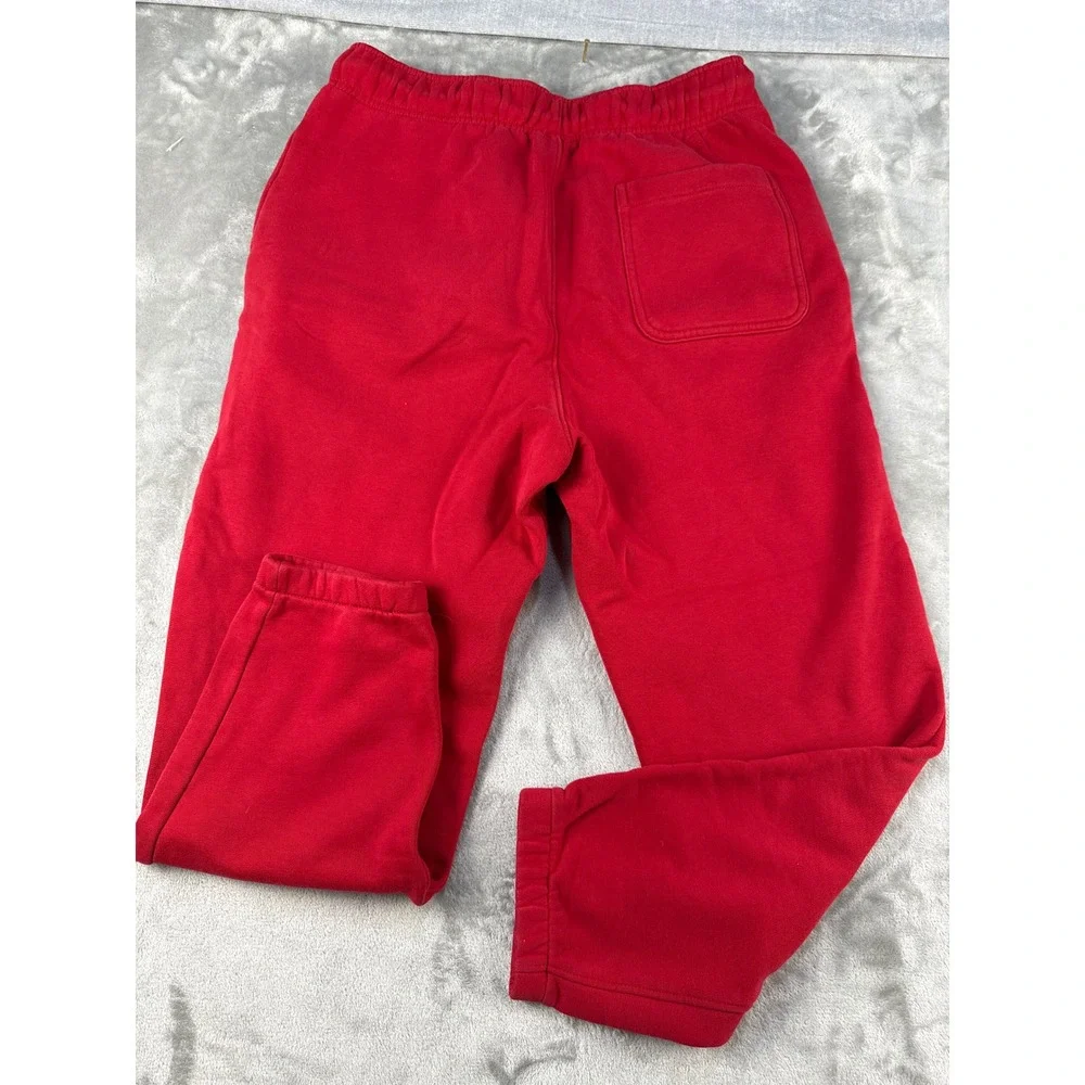 Jordan Sweatpants Mens Large Red Jumpman Fleece Joggers EUC